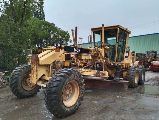 মূল মার্কিন যুক্তরাষ্ট্র 140K ব্যবহৃত CAT মোটর গ্রেডার উচ্চ উত্পাদনশীলতা জ্বালানী দক্ষতা