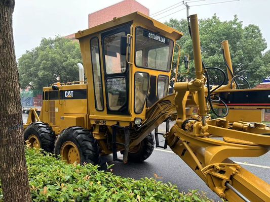 মূল জাপান 140H Caterpillar মোটর গ্রেডার সেকেন্ড হ্যান্ড নিরাপত্তা অপারেশন