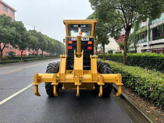 মূল জাপান 140H Caterpillar মোটর গ্রেডার সেকেন্ড হ্যান্ড নিরাপত্তা অপারেশন