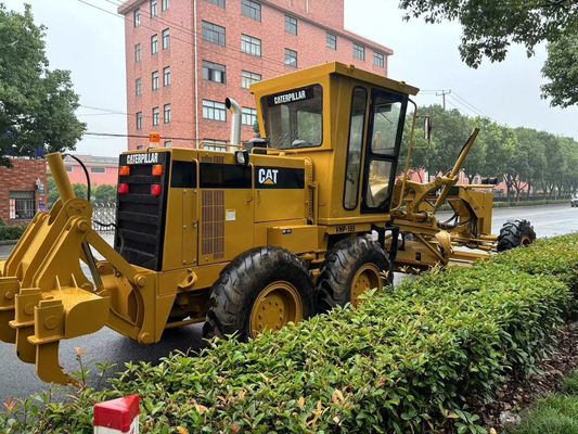 মূল জাপান 140H Caterpillar মোটর গ্রেডার সেকেন্ড হ্যান্ড নিরাপত্তা অপারেশন