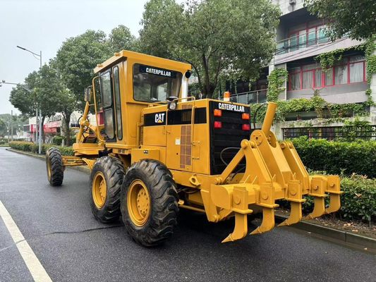 মূল জাপান 140H Caterpillar মোটর গ্রেডার সেকেন্ড হ্যান্ড নিরাপত্তা অপারেশন