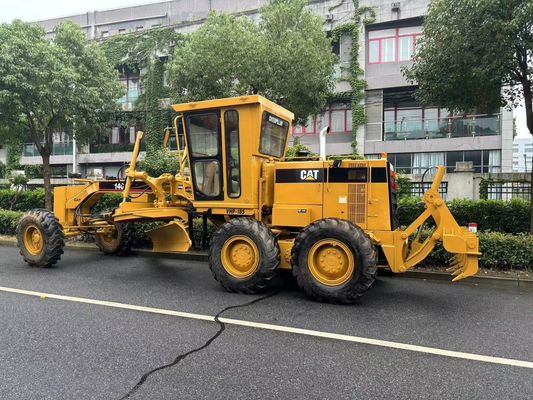 মূল জাপান 140H Caterpillar মোটর গ্রেডার সেকেন্ড হ্যান্ড নিরাপত্তা অপারেশন