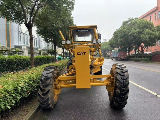 মূল জাপান 140H Caterpillar মোটর গ্রেডার সেকেন্ড হ্যান্ড নিরাপত্তা অপারেশন