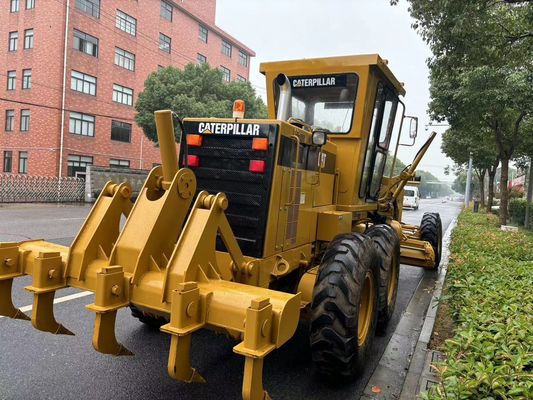 মূল জাপান 140H Caterpillar মোটর গ্রেডার সেকেন্ড হ্যান্ড নিরাপত্তা অপারেশন