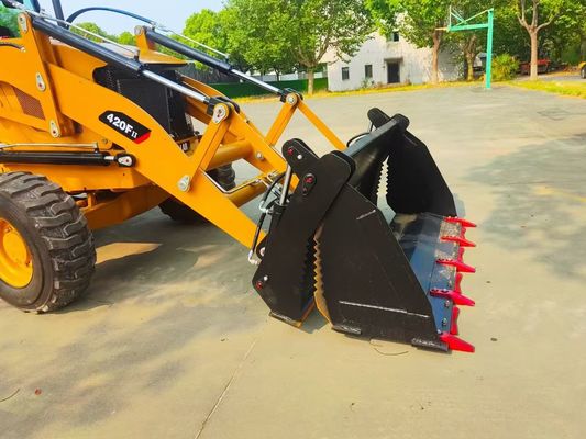420F ব্যবহৃত Caterpillar Backhoe Loader CAT উচ্চ গতির শক্তি দক্ষ