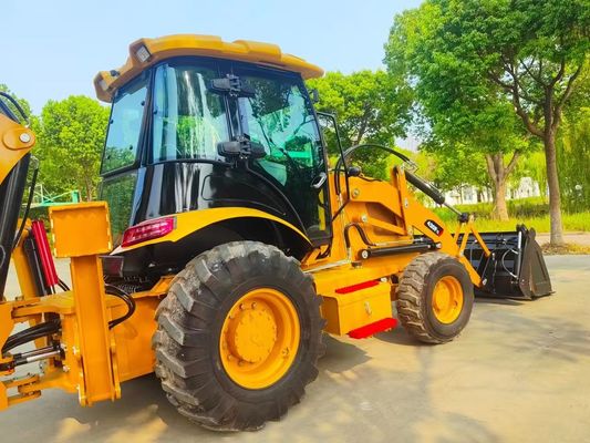 420F ব্যবহৃত Caterpillar Backhoe Loader CAT উচ্চ গতির শক্তি দক্ষ