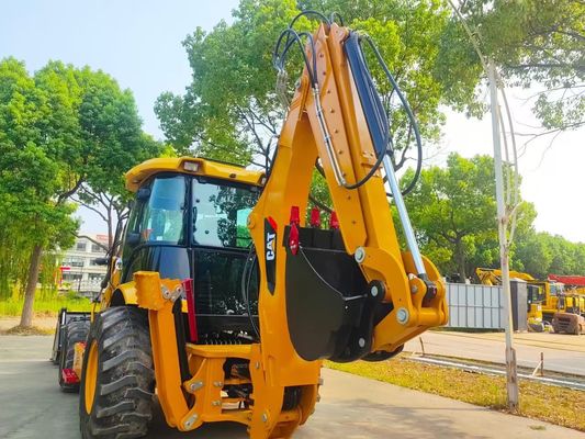420F ব্যবহৃত Caterpillar Backhoe Loader CAT উচ্চ গতির শক্তি দক্ষ
