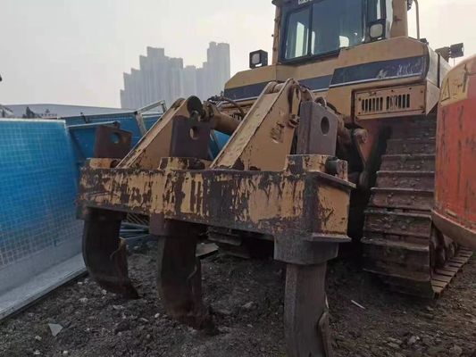 মূল রঙ D8R LGP হাইড্রোলিক রিপার সঙ্গে ব্যবহৃত Caterpillar বুলডোজার