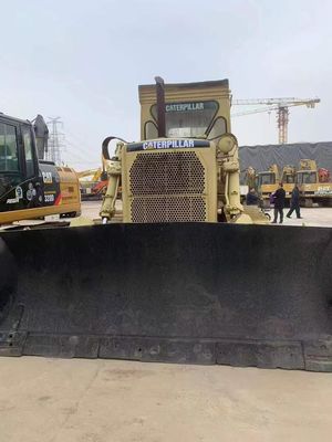 শক্তিশালী সেকেন্ড হ্যান্ড Caterpillar D7G ডোজার শক্তি দক্ষতা 6 ওয়ে ব্লেড