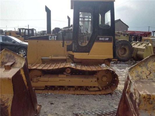 6 ওয়ে ব্লেড মিনি ব্যবহৃত বুলডোজার Caterpillar D4C LGP ক্রলার মাউন্ট বুলডোজার