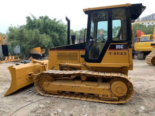 মূল জাপান মিনি সেকেন্ড হ্যান্ড বুলডোজার Caterpillar D5C XL স্থিতিশীল অপারেশন