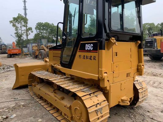 মূল জাপান মিনি সেকেন্ড হ্যান্ড বুলডোজার Caterpillar D5C XL স্থিতিশীল অপারেশন