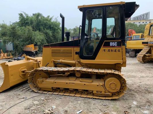মূল জাপান মিনি সেকেন্ড হ্যান্ড বুলডোজার Caterpillar D5C XL স্থিতিশীল অপারেশন