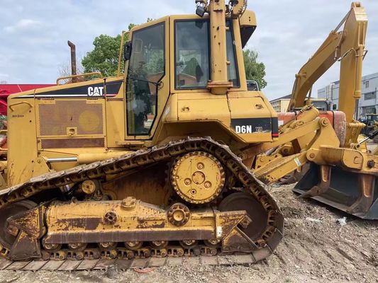 মূল রঙের Caterpillar D6N XL হাইড্রোলিক রিপার সহ ব্যবহৃত ছোট বুলডোজার
