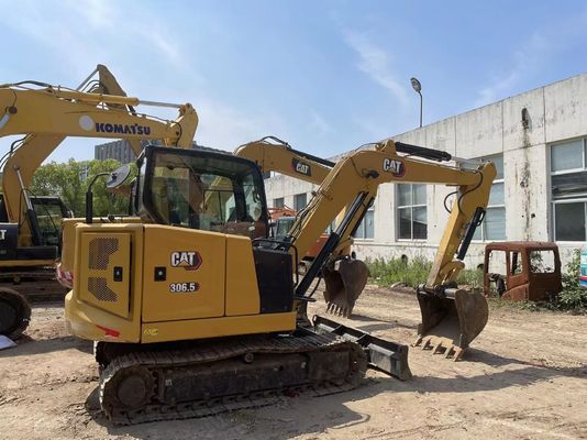Caterpillar 306.5 সেকেন্ড হ্যান্ড মিনি Digger নির্মাণের জন্য জ্বালানী দক্ষতা