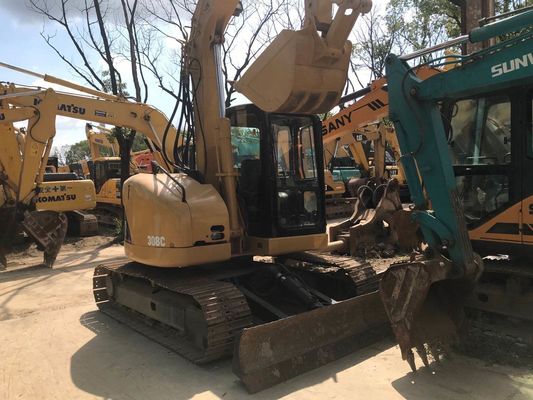 হাইড্রোলিক ক্রলার ব্যবহৃত CAT 308C Excavator মূল জাপান সহজ রক্ষণাবেক্ষণ