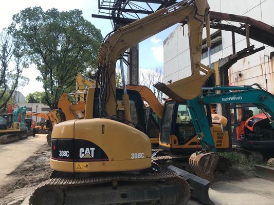হাইড্রোলিক ক্রলার ব্যবহৃত CAT 308C Excavator মূল জাপান সহজ রক্ষণাবেক্ষণ