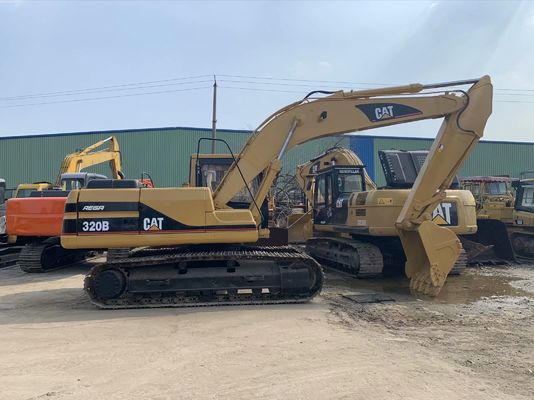 উচ্চ শক্তি 320B ব্যবহৃত CAT Excavator নিরাপত্তা অপারেশন 20 টন Excavator