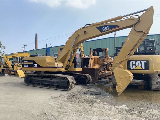উচ্চ শক্তি 320B ব্যবহৃত CAT Excavator নিরাপত্তা অপারেশন 20 টন Excavator