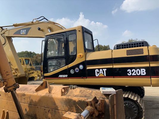 উচ্চ শক্তি 320B ব্যবহৃত CAT Excavator নিরাপত্তা অপারেশন 20 টন Excavator