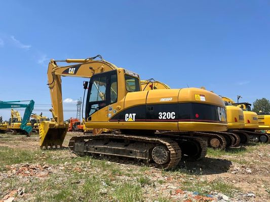 320C ব্যবহৃত CAT Excavator Caterpillar 20 টন Excavator Safety Operation জাপান