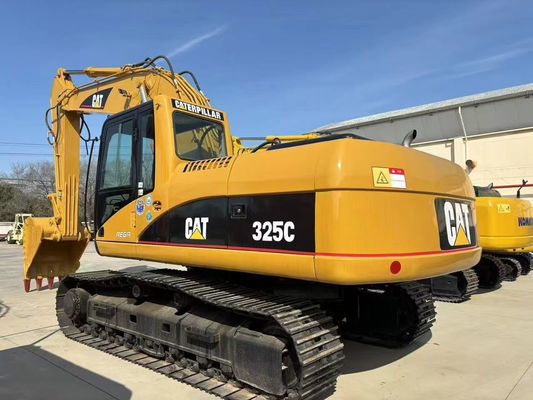 হাইড্রোলিক ব্যবহৃত Caterpillar 325C Excavator নির্মাণের জন্য দৃশ্যমানতা এবং নিরাপত্তা