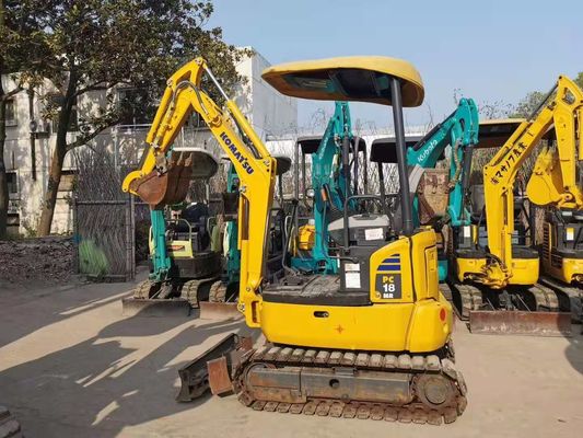 মূল জাপান PC18MR-3 খনি এবং নির্মাণের জন্য সেকেন্ড হ্যান্ড কোমাটসু এক্সক্যাভেটর