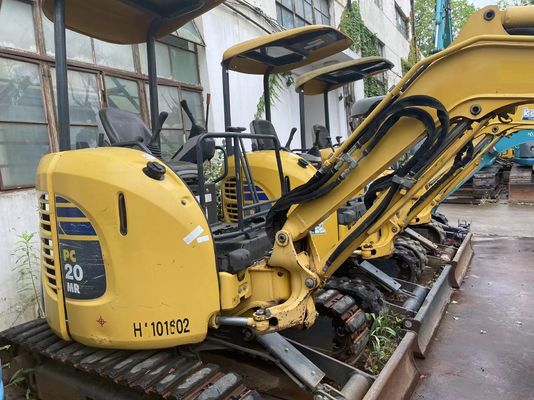 ব্যবহৃত Komatsu PC20MR-2 ক্রলার মাউন্ট excavator মূল জাপান ওয়ার্কিং মধ্যে বাগান