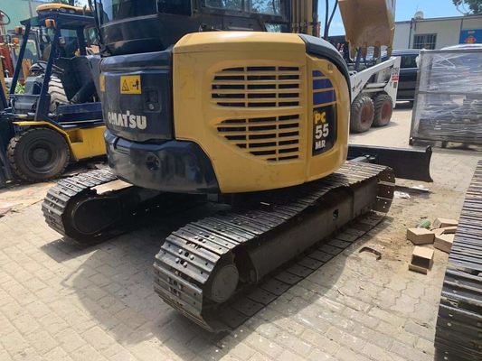 ব্যবহৃত PC50MR-2 Komatsu মিনি Digger নির্মাণ সাইটের জন্য বন্ধ ক্যাব