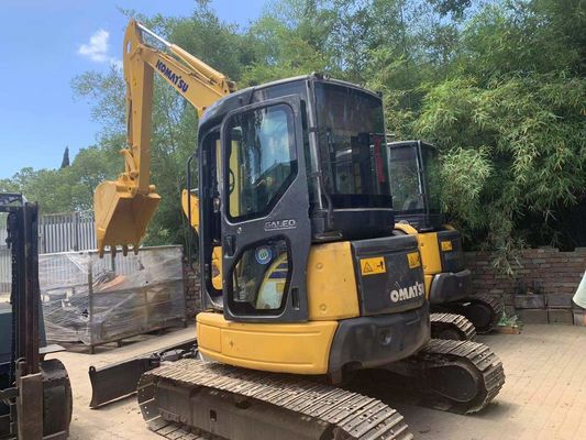 ব্যবহৃত PC50MR-2 Komatsu মিনি Digger নির্মাণ সাইটের জন্য বন্ধ ক্যাব
