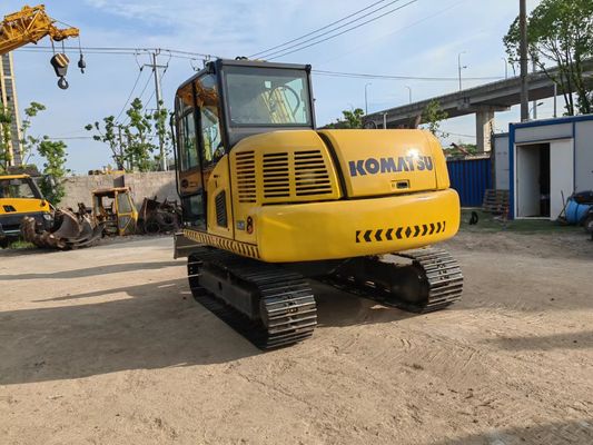 মূল জাপান ব্যবহৃত খননকারী Komatsu PC70-8 ক্রলার টাইপ খননকারী