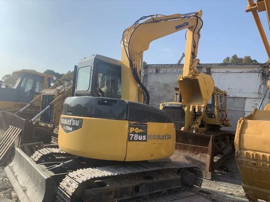 PC78US-6NO ব্যবহৃত খননকারী মূল রঙ সেকেন্ড হ্যান্ড কোমাটসু খননকারী
