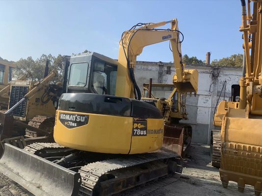 PC78US-6NO ব্যবহৃত খননকারী মূল রঙ সেকেন্ড হ্যান্ড কোমাটসু খননকারী