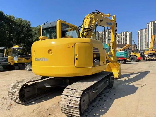 PC128US-8 ব্যবহৃত Komatsu Excavator হাইড্রোলিক থাম্ব মিনি ক্রলার Excavator