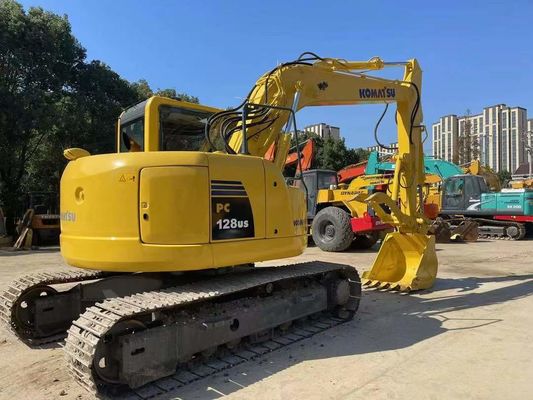 PC128US-8 ব্যবহৃত Komatsu Excavator হাইড্রোলিক থাম্ব মিনি ক্রলার Excavator