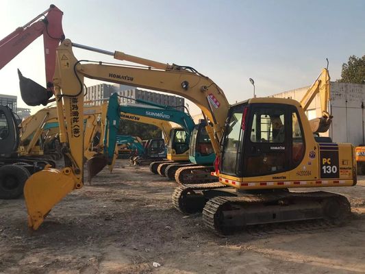 শক্তি সঞ্চয় ব্যবহৃত Komatsu PC130 6 ক্রলার উচ্চ স্থিতিশীলতা মূল রঙ