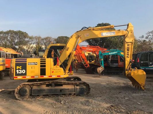 শক্তি সঞ্চয় ব্যবহৃত Komatsu PC130 6 ক্রলার উচ্চ স্থিতিশীলতা মূল রঙ