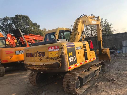 শক্তি সঞ্চয় ব্যবহৃত Komatsu PC130 6 ক্রলার উচ্চ স্থিতিশীলতা মূল রঙ
