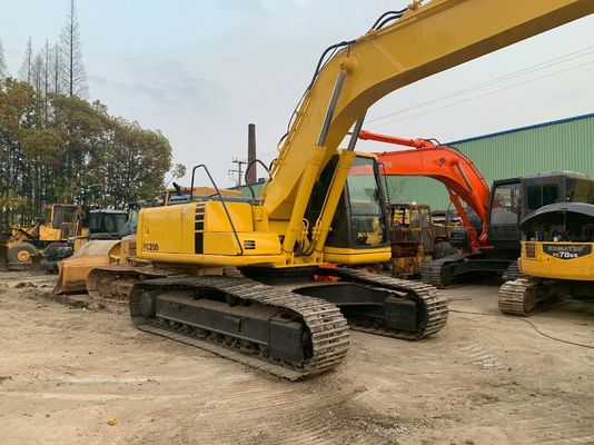 উচ্চ দক্ষতা ব্যবহৃত Komatsu PC200 6 Excavator মূল জাপান শক্তিশালী