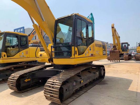 সহজ অপারেশন ব্যবহৃত কোমাটসু এক্সক্যাভেটর PC200-7 মূল জাপান 20 টন এক্সক্যাভেটর