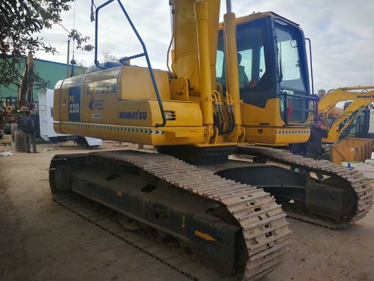 PC220-7 ক্রলার ব্যবহৃত Komatsu Excavator মূল জাপান সহজ রক্ষণাবেক্ষণ