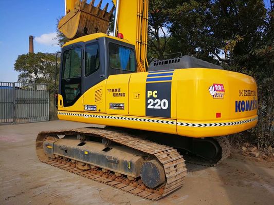 PC220-7 ক্রলার ব্যবহৃত Komatsu Excavator মূল জাপান সহজ রক্ষণাবেক্ষণ