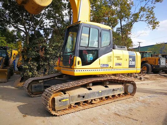 PC220-7 ক্রলার ব্যবহৃত Komatsu Excavator মূল জাপান সহজ রক্ষণাবেক্ষণ