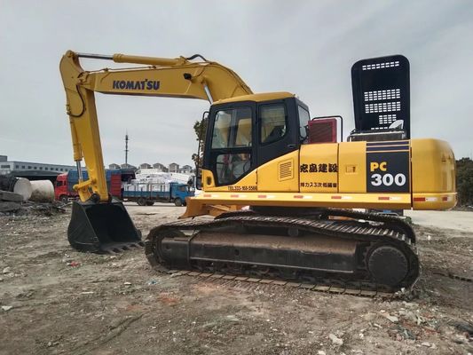 PC300-7 ব্যবহৃত 30 টন Komatsu Excavator ক্লান্তি প্রতিরোধী স্বল্প গোলমাল খনির জন্য
