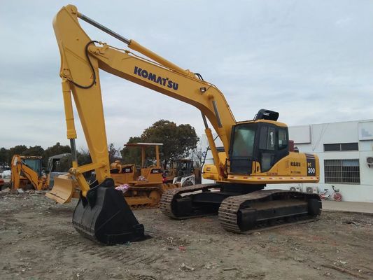 PC300-7 ব্যবহৃত 30 টন Komatsu Excavator ক্লান্তি প্রতিরোধী স্বল্প গোলমাল খনির জন্য