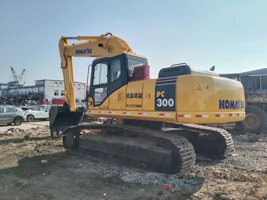 PC300-7 ব্যবহৃত 30 টন Komatsu Excavator ক্লান্তি প্রতিরোধী স্বল্প গোলমাল খনির জন্য