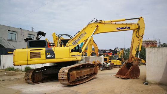 আসল রঙ ব্যবহৃত কমাতু এক্সক্যাভেটর PC400-8 ক্রলার 40 টন এক্সক্যাভেটর