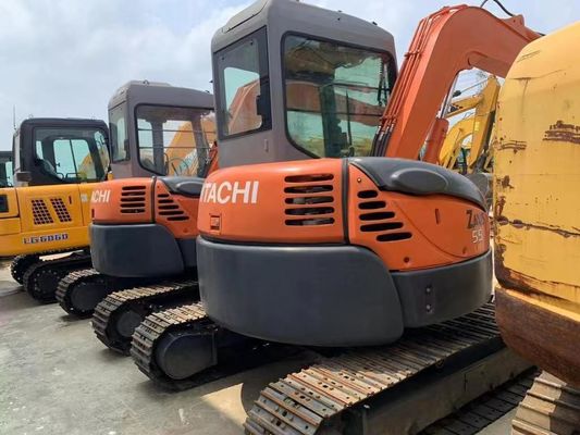 মূল জাপান ব্যবহৃত হিটাচি ZX55UR মিনি Excavator চমৎকার অবস্থায়