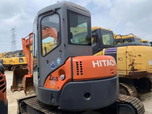 মূল জাপান ব্যবহৃত হিটাচি ZX55UR মিনি Excavator চমৎকার অবস্থায়
