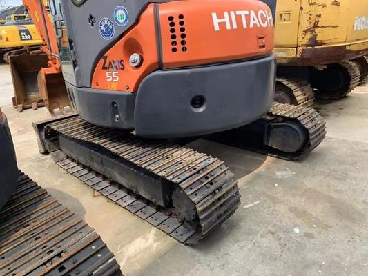 মূল জাপান ব্যবহৃত হিটাচি ZX55UR মিনি Excavator চমৎকার অবস্থায়